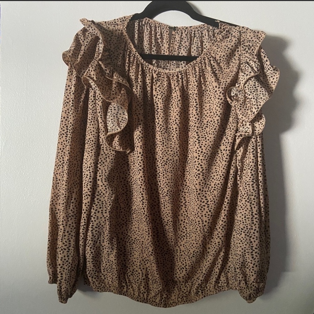 Long sleeve Dalmatian blouse